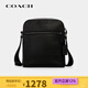 蔻馳（COACH）【京東奧萊】男士小號單肩斜挎包黑色牛皮革4011QB七夕情人節禮物 4011QBBK 常規