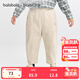 巴拉巴拉balaOne寶寶長(cháng)褲寬松蘿卜褲休閑褲燈芯絨秋季新款嬰兒褲子萌 晨灰20114 100