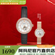 EMPORIO ARMANI阿瑪尼手表女士機械表滿(mǎn)天星皮帶鋼帶歐美腕表生日情人節禮物女友 AR60066皮帶機械