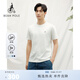 beanpole【涼感】濱波   夏季男士休閑短袖圓領(lǐng)T恤多色簡(jiǎn)約上衣 白色 M 175/92A