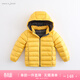 MARC&JANIE馬克珍妮童裝兒童冬裝男女童超輕羽絨服寶寶羽絨外套201889 杏黃【201986】 110 5歲