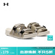 安德瑪（UNDERARMOUR）夏Soft Movement情侶魔術(shù)貼運動(dòng)休閑拖鞋6007202 沙漠灰290 37.5