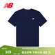 NEW BALANCENB官方夏季男款簡(jiǎn)約百搭純色針織短袖T恤 NNY MT41509 L