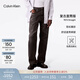 Calvin KleinJeans【免費改褲復刻90系列】四季款男士美式ck直筒灰色牛仔褲 W0J-牛仔灰 31