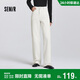 森馬（Semir）森柔|牛仔褲女春季做舊淺色長(cháng)褲女生顯瘦時(shí)尚直筒褲103125124013A