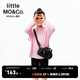 little MO&Co.little moco童裝25夏裝新款男女童親子裝純棉簡(jiǎn)約寬松輕薄長(cháng)袖T恤 馬卡龍粉色 120 120/60