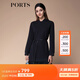 PORTS寶姿秋冬新品女裝縫制針織長(cháng)袖連衣裙SM9N014NCC148 黑色 M (6)