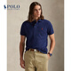 Polo Ralph Lauren 拉夫勞倫【七夕禮物】 男裝 經(jīng)典定制修身網(wǎng)眼棉布網(wǎng)球衫RL13503 400-藍色 M