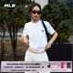 MLB短袖男女情侶百搭休閑經(jīng)典純色T恤時(shí)尚新款3ATSB0153-50WHS-L
