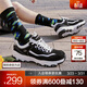 斯凱奇（Skechers）奧利奧熊貓鞋丨老爹鞋男女經(jīng)典黑白復古春夏輕便潮流增高運動(dòng)休閑 男款-BKW/黑色/白色 40