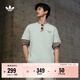 adidas經(jīng)典簡(jiǎn)約純棉運動(dòng)上衣短袖T恤男女夏季阿迪達斯官方三葉草   亞麻綠   M