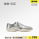 GG-CC【都市脈搏】夏季新款時(shí)尚厚底德訓鞋銀色休閑阿甘鞋女G26U6778 銀色 36