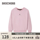 斯凱奇（Skechers）女士加絨套頭衛衣寬松簡(jiǎn)約長(cháng)袖T恤衫L425W011