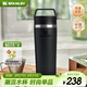 STANLEY保溫杯咖啡杯水杯不銹鋼杯子時(shí)尚戶(hù)外便攜保溫保冷男士女士禮物 【新色來(lái)襲】黑色- 473ml