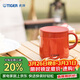 虎牌（TIGER）保溫杯不銹鋼雙層真空辦公咖啡馬克杯MCI-A28C-R深紅色280ml