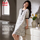 貓人【100%純棉】女士睡衣女帶胸墊睡裙春夏可外穿新中式家居服新品