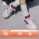 adidas「小鋸齒」D-PAD CLASSIC美高風(fēng)籃球風(fēng)板鞋男女阿迪達斯   白色/淺灰/深紅色   38