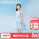 巴拉巴拉童裝兒童裙子2026新款夏裝女童無(wú)袖連衣裙中大童洋氣時(shí)尚公主裙甜