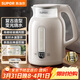 蘇泊爾（SUPOR）電水壺1.5L玻璃內膽電熱水壺 316L不銹鋼燒水壺 多段恒溫電子保溫 母嬰沖奶粉 SW-15E36L
