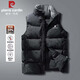 皮爾卡丹（pierre cardin）羽絨馬甲秋冬外套休閑加厚保暖坎肩背心情侶款上衣 灰迷彩 XL
