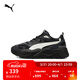 彪馬（PUMA）老爹鞋|黑色增高厚底鞋男女款冬季休閑鞋RS-X 390776 黑色-灰色-53 38