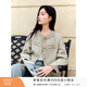香影高級感小香風(fēng)外套女短款2026春季新款法式氣質(zhì)名媛風(fēng)精致上衣 果綠 M