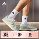 adidas「面包鞋」GRAND COURT BASE 00s板鞋男女阿迪達斯輕運動(dòng)   淺熒光綠/乳白色/樹(shù)脂黃   39