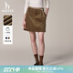 哈吉斯（HAZZYS）女裝 秋季女士【PHIZ系列】復古風(fēng)燈芯絨A型短裙女 米色BI M (160/72A 40)