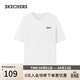 斯凱奇（Skechers）夏季男女同款時(shí)尚T恤衫透氣寬松圓領(lǐng)休閑短袖L226U044