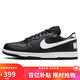 耐克NIKE男子休閑鞋 BIG NIKE LOW 運動(dòng)鞋355152-016黑白 42