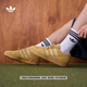 adidas「面包鞋」COURTIC經(jīng)典運動(dòng)板鞋男女阿迪達斯官方三葉草 芥末黃   42.5