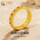 中國(guó)黃金（CHINA GOLD）黃金戒指男女足金琺瑯宮廷素圈指環(huán)手飾節(jié)日生日禮物送女友愛人 琺瑯宮廷戒指 圈號(hào)12  約1.1g