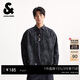 杰克·瓊斯（JACK&JONES） 男裝襯衫百搭個(gè)性潮流漸變扎染貼袋翻領(lǐng)寬松休閑上衣2253O3019