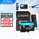 金士頓（Kingston）大疆pocket3 Action4 5pro存儲卡無(wú)人機TF卡MicroSD監控攝像運動(dòng)相機行車(chē)記錄儀高速內存卡U3V30A2 SDCG4/128GB配雙接口USB3.0讀卡