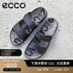 愛(ài)步（ECCO）拖鞋男 魔術(shù)貼勃肯鞋男士男鞋涼鞋外穿一字帶拖鞋 科摩500904 黑色50090401001 43
