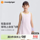 moodytiger女童連衣裙速干高彈夏季兒童裙子圓領(lǐng)收腰運動(dòng)背心裙| 網(wǎng)球系列 淺紫藤 150 cm