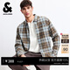 杰克·瓊斯（JACK&JONES） 2026年春季男裝襯衫寬松翻領(lǐng)長(cháng)袖時(shí)尚百搭外套漸變上衣226105004