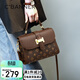 千百度（C.BANNER）包包女包斜挎包單肩手提輕奢印花挎包生日禮物高級感送女友老婆