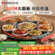 志高（CHIGO）【分區控溫】暖菜板 熱菜板保溫板 飯菜加熱板2025新款家用多功能圓形轉盤(pán)可旋轉餐桌墊FQNCB80S