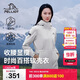 伯希和（Pelliot）沖鋒軟殼衣春秋防風(fēng)衣防潑水收腰女士外套休閑登山服12330602白L