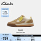 Clarks其樂(lè )藝動(dòng)系列男鞋復古潮流拼色舒適耐磨透氣休男士休閑鞋 土黃色 261753987 42.5