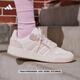 adidas ENTRAP美式校園風(fēng)運動(dòng)少年感復古籃球風(fēng)板鞋男女阿迪達斯   白色/粉色   37