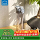樂(lè )扣樂(lè )扣（LOCK&LOCK）人魚(yú)線(xiàn)塑料運動(dòng)水杯夏天便攜水壺帶刻度提手男女水杯子700ML灰色