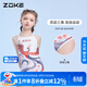 洲克（ZOKE）青少年兒童泳衣女童連體三角專(zhuān)業(yè)競技訓練124525820白紅灰花150