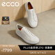 愛(ài)步（ECCO）休閑鞋男 2026年新款簡(jiǎn)約舒適板鞋輕商務(wù)牛皮男鞋 柔酷10號560114 白色56011401007 40