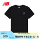NEW BALANCE男款夏季休閑舒適百搭運動(dòng)短袖AMT52331 BK L