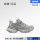 GG-CC【星球物種】秋季潮流復古做舊老爹鞋女捆綁設計休閑鞋G25X8617 灰色 四季款 37
