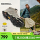 邁樂(lè )（Merrell）【上新】戶(hù)外徒步鞋男女款MOAB3MID WP中幫防水透氣防滑登山鞋 J036330白灰黑（女款） 38
