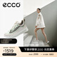 愛(ài)步（ECCO）運動(dòng)鞋女 輕盈拼接休閑鞋徒步鞋女 靈動(dòng)218263 砂礫灰/抹茶綠/砂礫灰 38