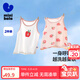 迷你巴拉兒童寶寶網(wǎng)眼背心夏季吸汗透氣打底睡衣【2件裝】 紅色 【2件裝】 100